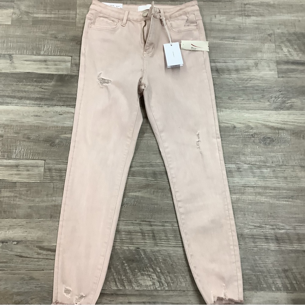 Women's Light Pink Skinny Jeans
